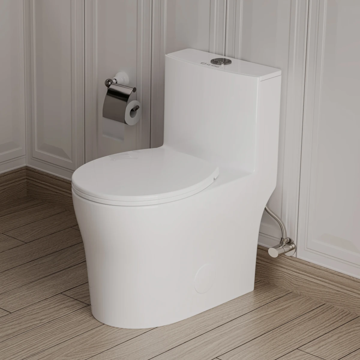 toilet and water meter