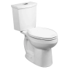 Image for H2Option® Two-Piece Dual Flush 1.28 gpf/4.8 Lpf and 0.92 gpf/3.5 Lpf Chair Height Elongated Toilet Less Seat