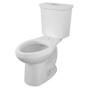 Image for H2Option® Two-Piece Dual Flush 1.28 gpf/4.8 Lpf and 0.92 gpf/3.5 Lpf Chair Height Elongated Toilet Less Seat