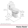 Image for Colony® One-Piece 1.28 gpf/4.8 Lpf Chair Height Elongated Toilet With Seat