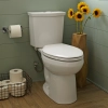 Image for H2Option® Two-Piece Dual Flush 1.28 gpf/4.8 Lpf and 0.92 gpf/3.5 Lpf Chair Height Elongated Toilet Less Seat