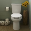 Image for H2Option® Two-Piece Dual Flush 1.28 gpf/4.8 Lpf and 0.92 gpf/3.5 Lpf Chair Height Elongated Toilet Less Seat