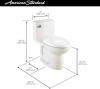 Image for Compact Cadet® 3 One-Piece 1.28 gpf/4.8 Lpf Chair Height Elongated Toilet With Seat