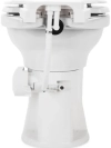 Image for Camco Premium Ceramic Camper/RV Toilet - Features Gravity Flush System w/Convenient Foot Pedal - Full-Sized Ergonomic Design w/18" Chair Height - Soft-Close Wood Seat & Lid - White (41710)