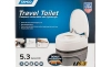 Image for Camco Camper/RV Premium Travel Toilet - Features a 5.3-Gallon Detachable Holding Tank, Pump Flush Design & Spring-Loaded Latch (41544)