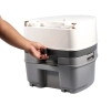 Image for Camco Camper/RV Premium Travel Toilet - Features a 5.3-Gallon Detachable Holding Tank, Pump Flush Design & Spring-Loaded Latch (41544)