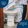 Image for Camco Premium Ceramic Camper/RV Toilet - Features Gravity Flush System w/Convenient Foot Pedal - Full-Sized Ergonomic Design w/18" Chair Height - Soft-Close Wood Seat & Lid - Bone (41715)