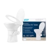 Image for Camco Premium Ceramic Camper/RV Toilet - Features Gravity Flush System w/Convenient Foot Pedal - Full-Sized Ergonomic Design w/18" Chair Height - Soft-Close Wood Seat & Lid - White (41710)