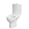 Image for PARVA 010 WC COMPACT SET NEW CLEAN ON WITH PARVA DUROPLAST, ANTIBACTERIAL, SOFT CLOSE AND EASY-OFF TOILET SEAT