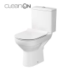 Image for CITY 011 WC COMPACT NEW CLEANON 601 WITH DUROPLAST, ANTIBACTERIAL, SOFT-CLOSE AND EASY-OFF TOILET SEAT