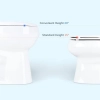 Image for Commercial 20 inch Extra Tall Elongated Bowl for Spud and Flushometer
