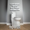 Image for Toilet: TOWER. Skirted (Concealed Trapway) Extra Tall 20-21". Elongated