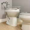 Image for Commercial 20 inch Extra Tall Elongated Bowl for Spud and Flushometer