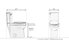 Image for Toilet: TOWER. Skirted (Concealed Trapway) Extra Tall 20-21". Elongated