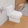 Image for 1-Piece 0.8/1.28 GPF Dual Flush Elongated Toilet in White