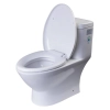 Image for 1-Piece 1.1/1.6 GPF Dual Flush Elongated Toilet in White