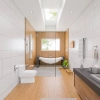 Image for 1-Piece 0.8/1.28 GPF Dual Flush Elongated Toilet in White