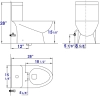 Image for 1-Piece 1.1/1.6 GPF Dual Flush Elongated Toilet in White