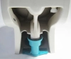Image for 1-Piece 0.8/1.28 GPF Dual Flush Elongated Toilet in White