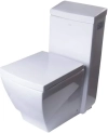 Image for 1-Piece 1.28 GPF Single Flush Elongated Toilet in White