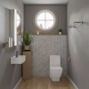 Image for 1-Piece 1.28 GPF Single Flush Elongated Toilet in White