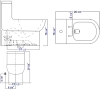 Image for 1-Piece 0.8/1.28 GPF Dual Flush Elongated Toilet in White