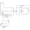 Image for 1-Piece 0.8/1.28 GPF Dual Flush Elongated Toilet in White
