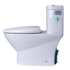 Image for 1-Piece 1.1/1.6 GPF Dual Flush Elongated Toilet in White