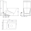 Image for 1-Piece 1.28 GPF Single Flush Elongated Toilet in White