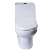 Image for 1-Piece 0.8/1.28 GPF Dual Flush Elongated Toilet in White
