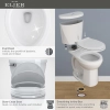 Image for Eljer Diplomat™ 2-Piece Dual Flush White Tall Elongated Toilet