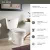 Image for Eljer Diplomat™ 2-Piece White Tall Round Toilet