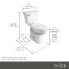 Image for Eljer Westerly™ 2-Piece White Tall Elongated Toilet
