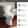 Image for Eljer Diplomat™ 2-Piece 10-Inch Rough-In White Tall Elongated Toilet