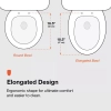Image for Buxton 1-Piece 1.6 GPF/1.1 GPF Dual Flush Elongated Toilet in White