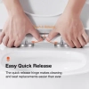 Image for Hartridge 1-Piece 1.0/1.6 GPF Dual Flush Elongated Toilet in White