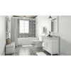 Image for Newcastle 12 in. Rough In Two-Piece 1.0 GPF/1.28 GPF Dual Flush Elongated Toilet in White Seat Included