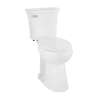 Image for Power Flush 12 inch Rough In Two-Piece 1.28 GPF Single Flush Elongated Toilet in White Seat Included