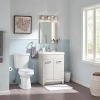 Image for 12 inch Rough In Two-Piece 1.1 GPF 1.6 GPF Dual Flush Elongated Toilet in White Seat Included