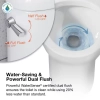 Image for Hartridge 1-Piece 1.0/1.6 GPF Dual Flush Elongated Toilet in White