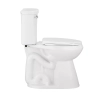Image for Power Flush 12 inch Rough In Two-Piece 1.28 GPF Single Flush Elongated Toilet in White Seat Included