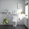 Image for Hartridge 1-Piece 1.0/1.6 GPF Dual Flush Elongated Toilet in White