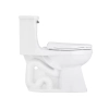 Image for Power Flush 12 inch Rough In One-Piece 1.28 GPF Single Flush Elongated Toilet in White Seat Included