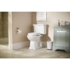 Image for Newcastle 12 in. Rough In Two-Piece 1.0 GPF/1.28 GPF Dual Flush Elongated Toilet in White Seat Included