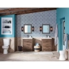 Image for 12 inch Rough In Two-Piece 1.1 GPF 1.6 GPF Dual Flush Elongated Toilet in White Seat Included