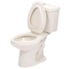 Image for 12 inch Rough In Two-Piece 1.1 GPF 1.6 GPF Dual Flush Elongated Toilet in White Seat Included