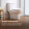 Image for Beck 2-Piece 1.1/1.6 GPF Dual Flush Elongated Toilet in White, Seat Included