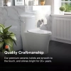 Image for Hartridge 1-Piece 1.0/1.6 GPF Dual Flush Elongated Toilet in White