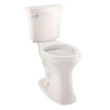Image for SuperClean 12 inch Rough In Two-Piece 1.28 GPF Single Flush Elongated Toilet in Bone Seat Not Included