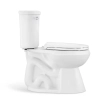 Image for Power Flush 12 inch Rough In Two-Piece 1.28 GPF Single Flush Elongated Toilet in White Seat Included